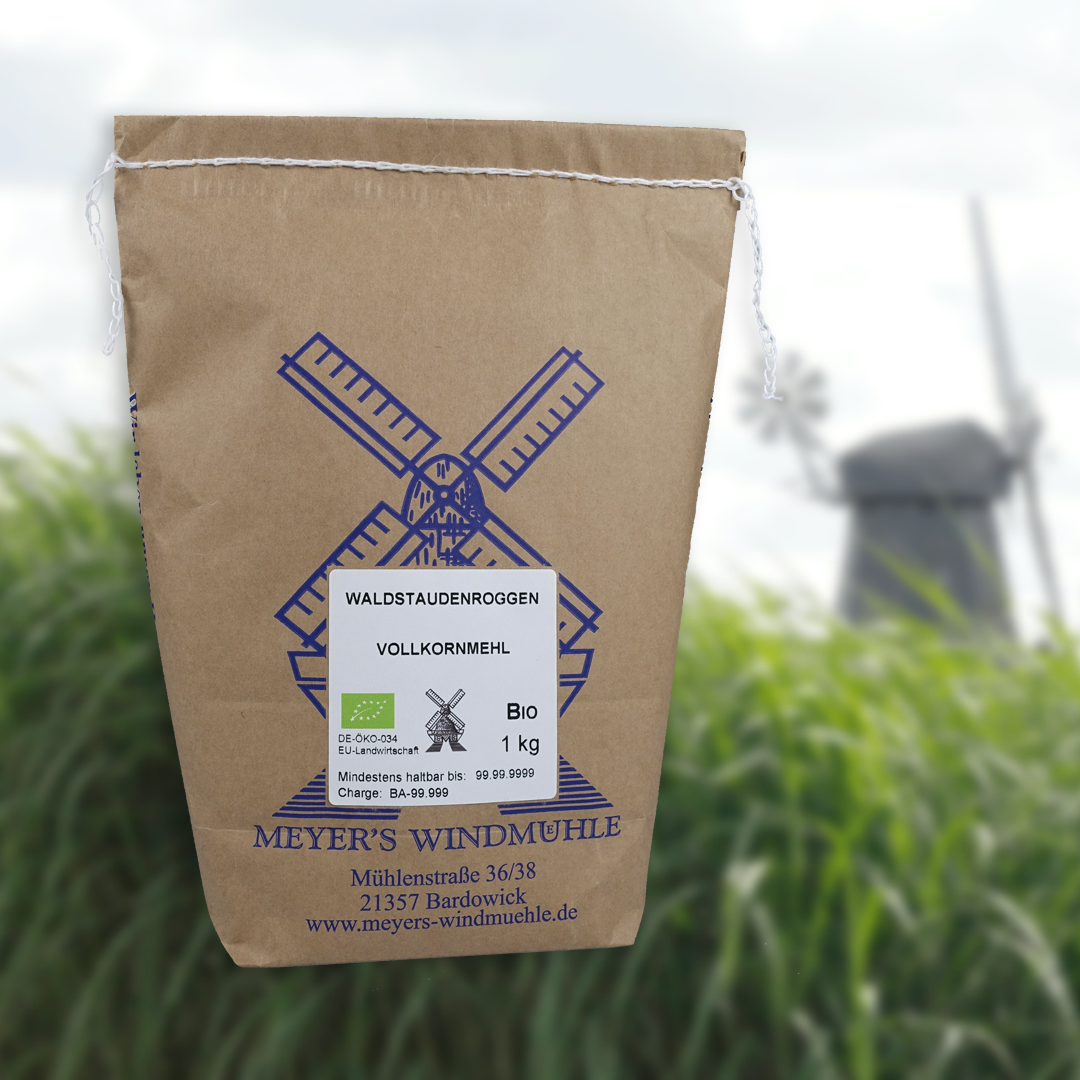 Waldstaudenroggenvollkornmehl Bio